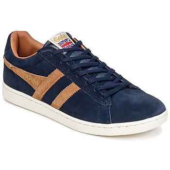 Schuhe Herren Sneaker Low Gola EQUIPE SUEDE Marineblau / Braun,