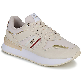 Chaussures Femme Baskets basses Tommy Hilfiger CORP WEBBING RUNNER GOLD 