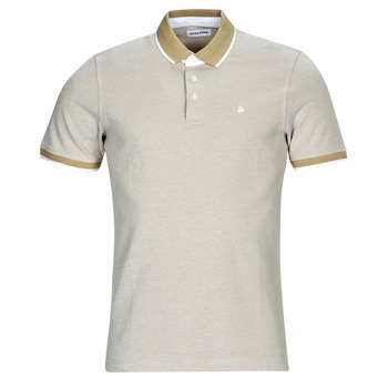 Kleidung Herren Polohemden Jack & Jones JJEPAULOS POLO SS Beige