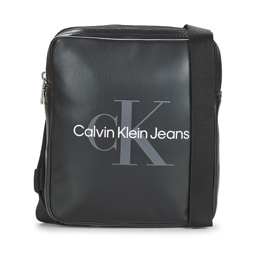 Taschen Herren Geldtasche / Handtasche Calvin Klein Jeans MONOGRAM SOFT REPORTER18    