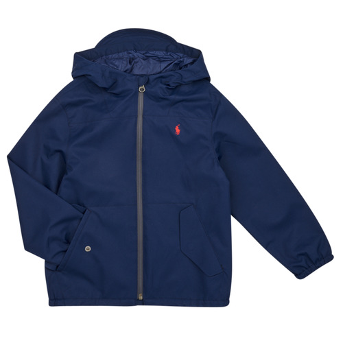 Kleidung Jungen Jacken Polo Ralph Lauren PRTLAND SHEL-OUTERWEAR-WINDBREAKER Marineblau