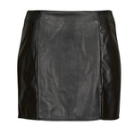 ONLLENI FAUX LEATHER SLIT SKIRT PNT