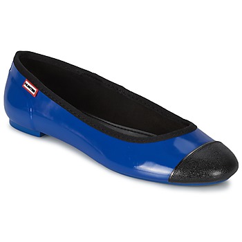 Schuhe Damen Ballerinas Hunter ORIGINAL BALLET FLAT Blau