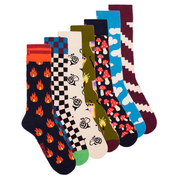 Accessoires Chaussettes hautes Happy socks WILD WEEK SOCKS X7 Bunt