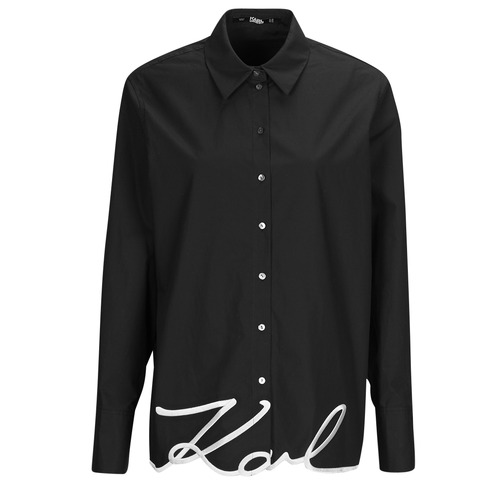 Vêtements Femme Chemises / Chemisiers Karl Lagerfeld KARL HEM SIGNATURE SHIRT 