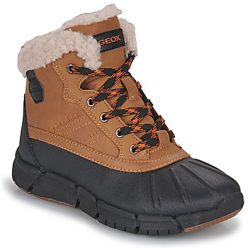 Schuhe Kinder Schneestiefel Geox J FLEXYPER BOY B ABX Braun,