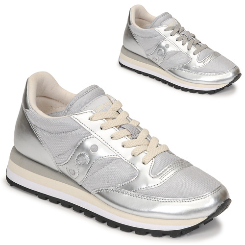 Schuhe Damen Sneaker Low Saucony Jazz Triple Silbrig