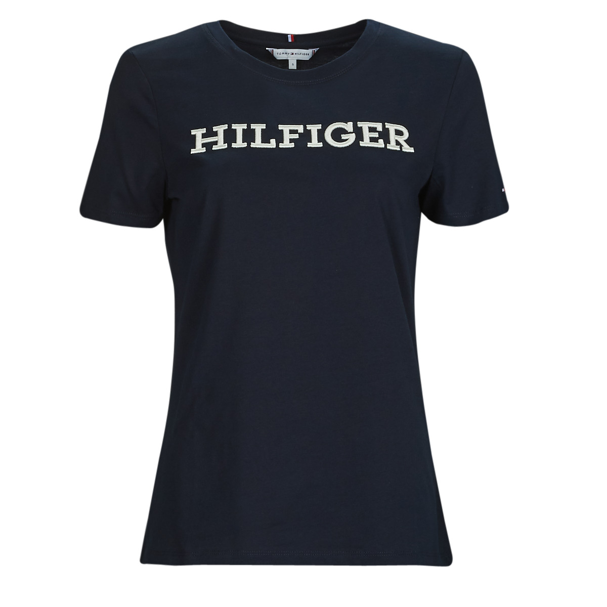 Abbigliamento Donna T-shirt maniche corte Tommy Hilfiger REG MONOTYPE EMB C-NK SS 