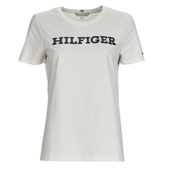 Vêtements Femme T-shirts manches courtes Tommy Hilfiger REG MONOTYPE EMB C-NK SS 