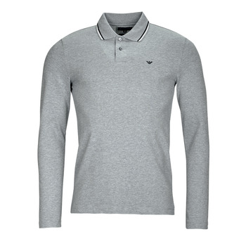 Kleidung Herren Langärmelige Polohemden Emporio Armani POLO SHIRT 8N1FB5 Grau