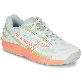 Schuhe Damen Tennisschuhe Mizuno BREAK SHOT 4 AC Weiß / Koralle