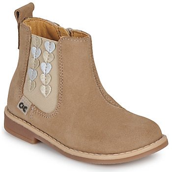 Schuhe Mädchen Boots Citrouille et Compagnie EELIA Beige