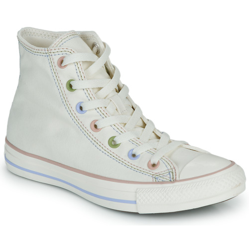 Schuhe Damen Sneaker High Converse CHUCK TAYLOR ALL STAR MIXED MATERIAL Beige