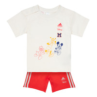 Kleidung Kinder Kleider & Outfits Adidas Sportswear DY MM T SUMS Weiß / Rot