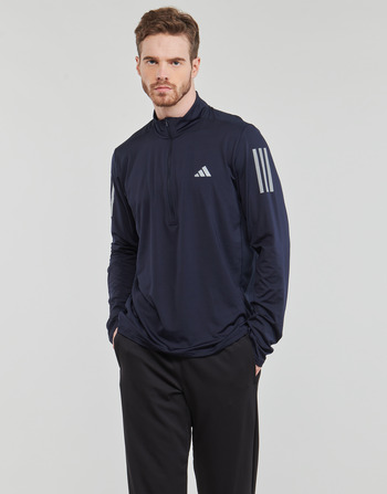 Kleidung Herren Langarmshirts adidas Performance OTR 1/4 ZIP Blau