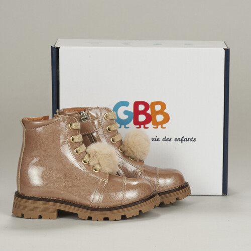 Schuhe Mädchen Boots GBB  Beige