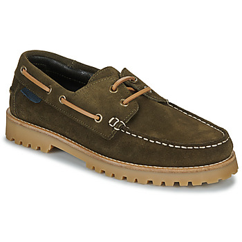 Schuhe Herren Bootsschuhe Pellet OLIVIO Khaki