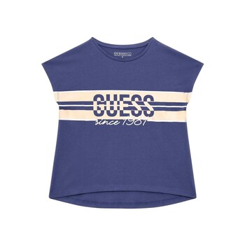 Kleidung Mädchen T-Shirts Guess SS SHIRT Blau