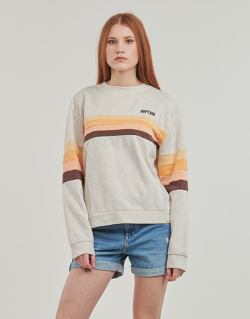 Kleidung Damen Sweatshirts Rip Curl SURF REVIVAL PANNELLED CREW Bunt