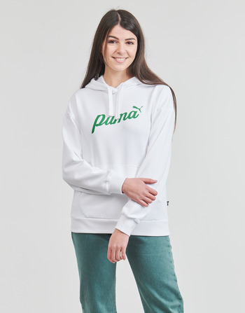 Kleidung Damen Sweatshirts Puma ESS+ BLOSSOM SCRIPT HOODIE TR Weiß