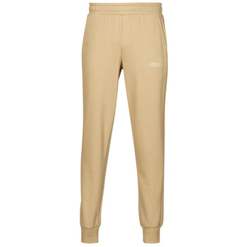 Kleidung Herren Jogginghosen Puma ESS LOGO PANTS FL CL (S) Beige