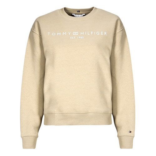 Kleidung Damen Sweatshirts Tommy Hilfiger MDRN REG CORP LOGO C-NK SWTSHRT Beige