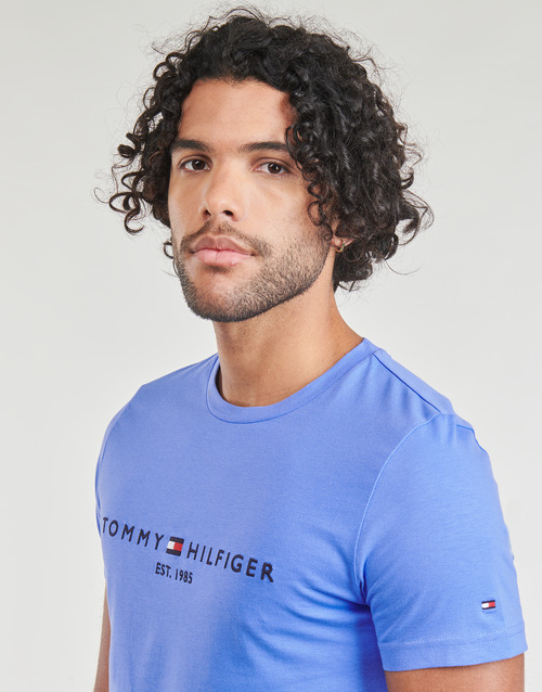 Tommy Hilfiger TOMMY LOGO TEE Blau