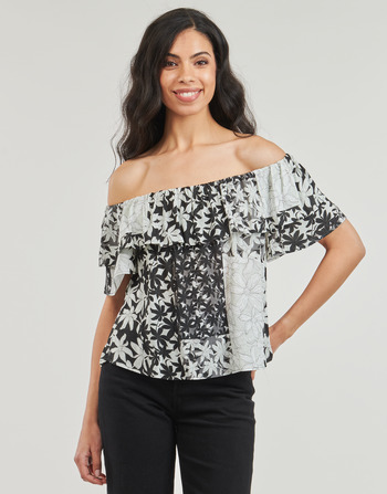 Kleidung Damen Tops / Blusen Desigual BLUS_ANAÏS Weiß