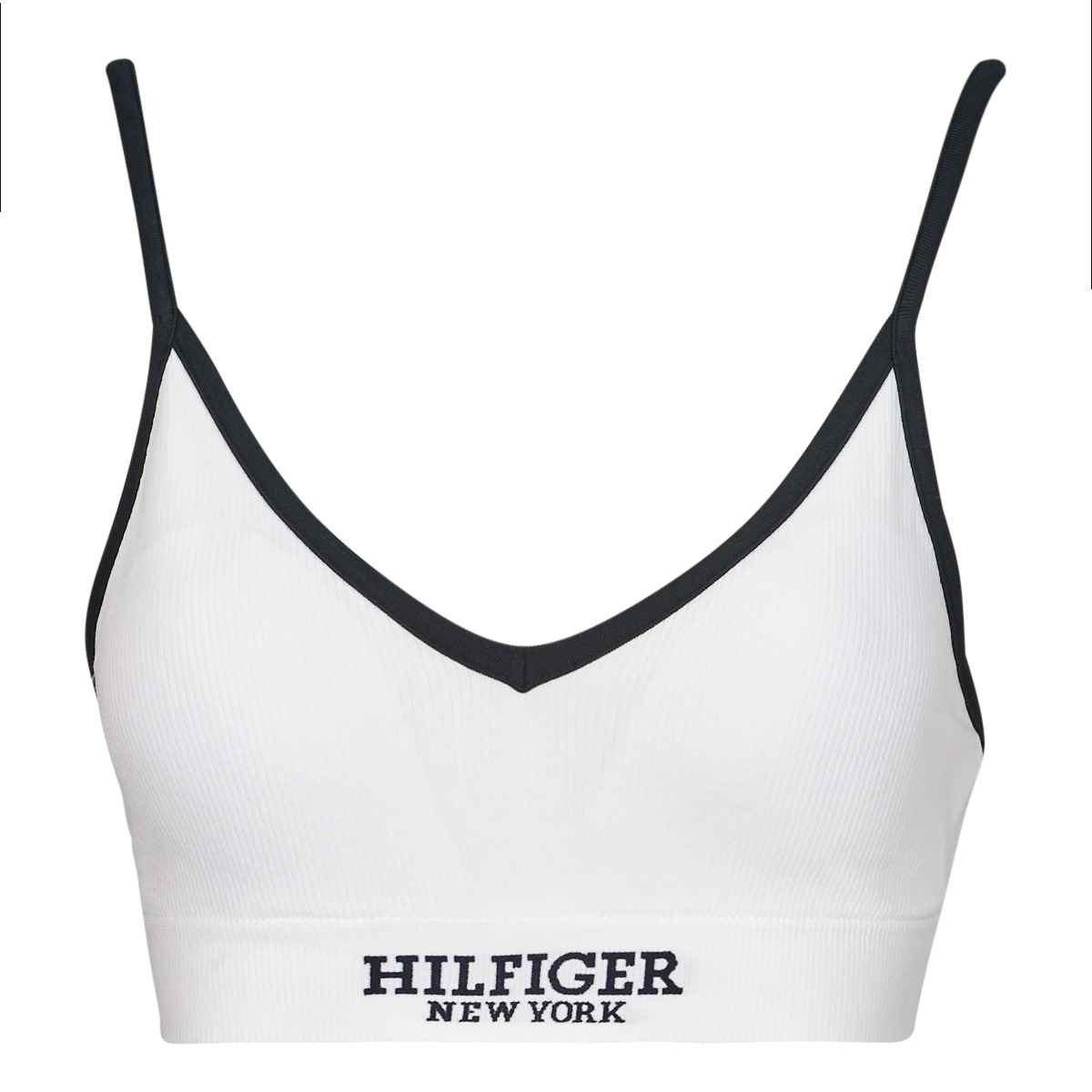 Unterwäsche Damen Dreieck-BH / Bügellos Tommy Hilfiger TH MONOTYPE RIB Weiß