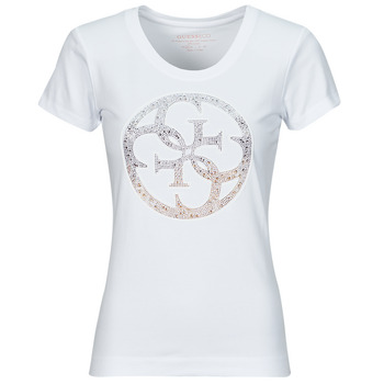 Vêtements Femme T-shirts manches courtes Guess 4G LOGO 