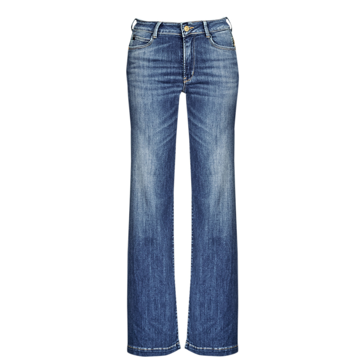 Kleidung Damen Flare Jeans/Bootcut Le Temps des Cerises BARCY Blau