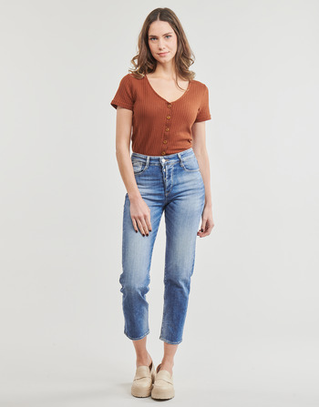 Vêtements Femme Jeans droit Le Temps des Cerises BAMBINO 400/17 