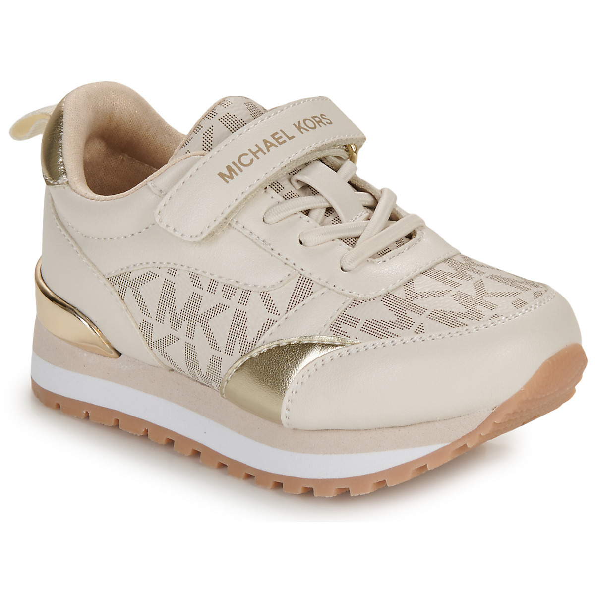 Schuhe Mädchen Sneaker Low MICHAEL Michael Kors BILLIE DORIAN PS Beige / Golden