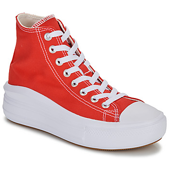 Schuhe Damen Sneaker High Converse CHUCK TAYLOR ALL STAR MOVE Rot