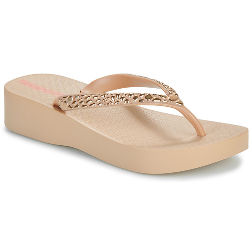 Schuhe Damen Zehensandalen Ipanema MESH IX PLAT FEM Beige