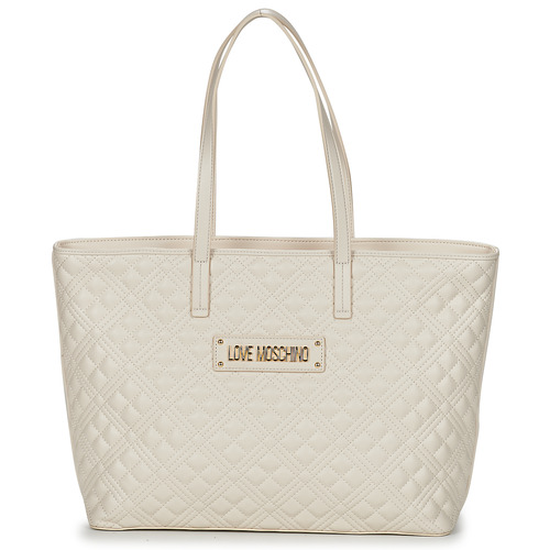 Taschen Damen Shopper / Einkaufstasche Love Moschino QUILTED BAG JC4166 Beige