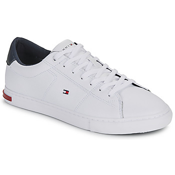 Schuhe Herren Sneaker Low Tommy Hilfiger ESSENTIAL LEATHER DETAIL VULC Weiß