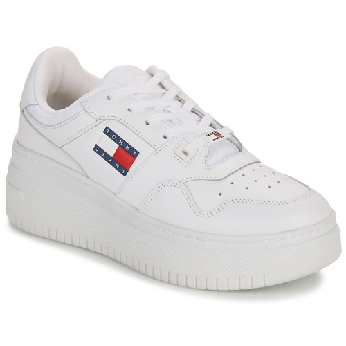 Chaussures Femme Baskets basses Tommy Jeans TJW RETRO BASKET FLATFORM ESS 