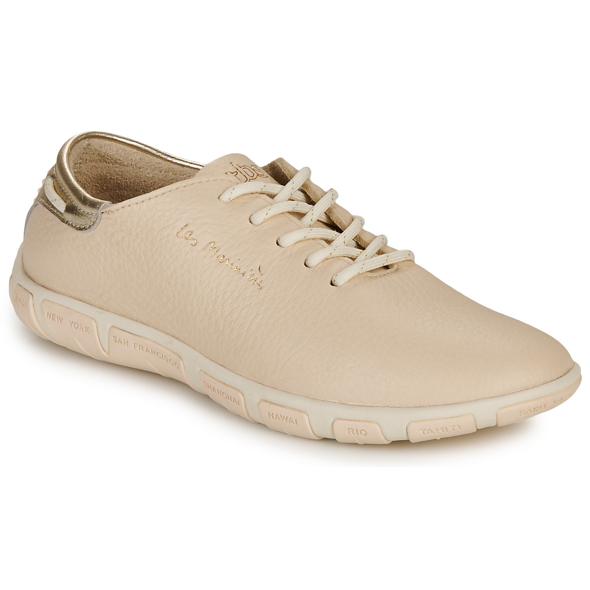 Schuhe Damen Sneaker Low TBS JAZARU Beige