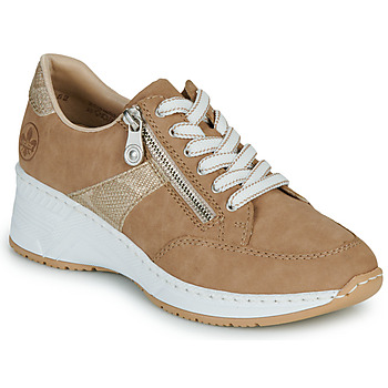 Schuhe Damen Sneaker Low Rieker  Beige