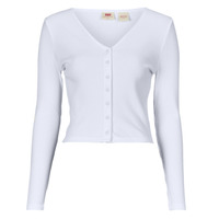 Kleidung Damen Langarmshirts Levi's MONICA LS Weiß