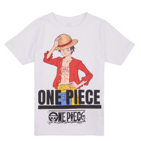 Kleidung Jungen T-Shirts Name it NKMNATE ONEPIECE SS TOP BOX  VDE Weiß