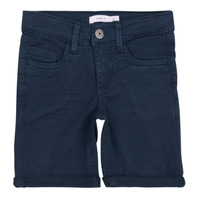 Kleidung Jungen Shorts / Bermudas Name it NKMSILAS SLIM L TWI SHORTS 9587-MF TB Marineblau