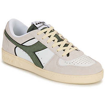 Schuhe Sneaker Low Diadora MAGIC BASKET LOW SUEDE Weiß