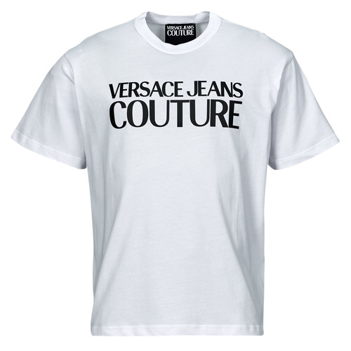 Kleidung Herren T-Shirts Versace Jeans Couture 76GAHG01 Weiß