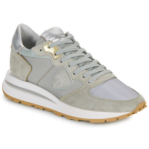 Schuhe Damen Sneaker Low Philippe Model TROPEZ HAUTE LOW WOMAN Grau / Khaki / Golden