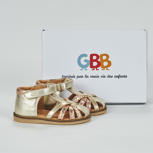 Schuhe Mädchen Sandalen / Sandaletten GBB JULIANA Golden