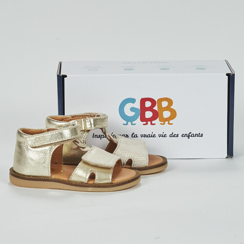 Schuhe Mädchen Sandalen / Sandaletten GBB LORIE Golden