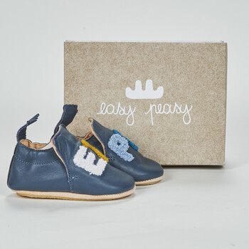 Schuhe Kinder Hausschuhe Easy Peasy MY BLUBLU Blau