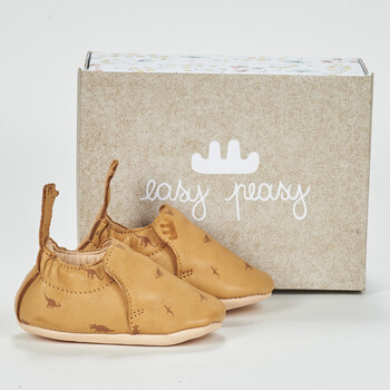 Schuhe Kinder Hausschuhe Easy Peasy MY BLUMOO Braun,